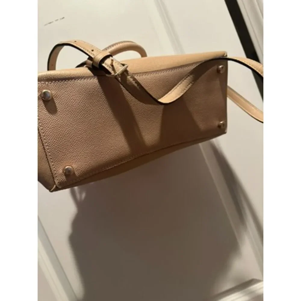 Coach Nude Leather Large Surrey Carryall Women's Purse - Picture 3 of 12